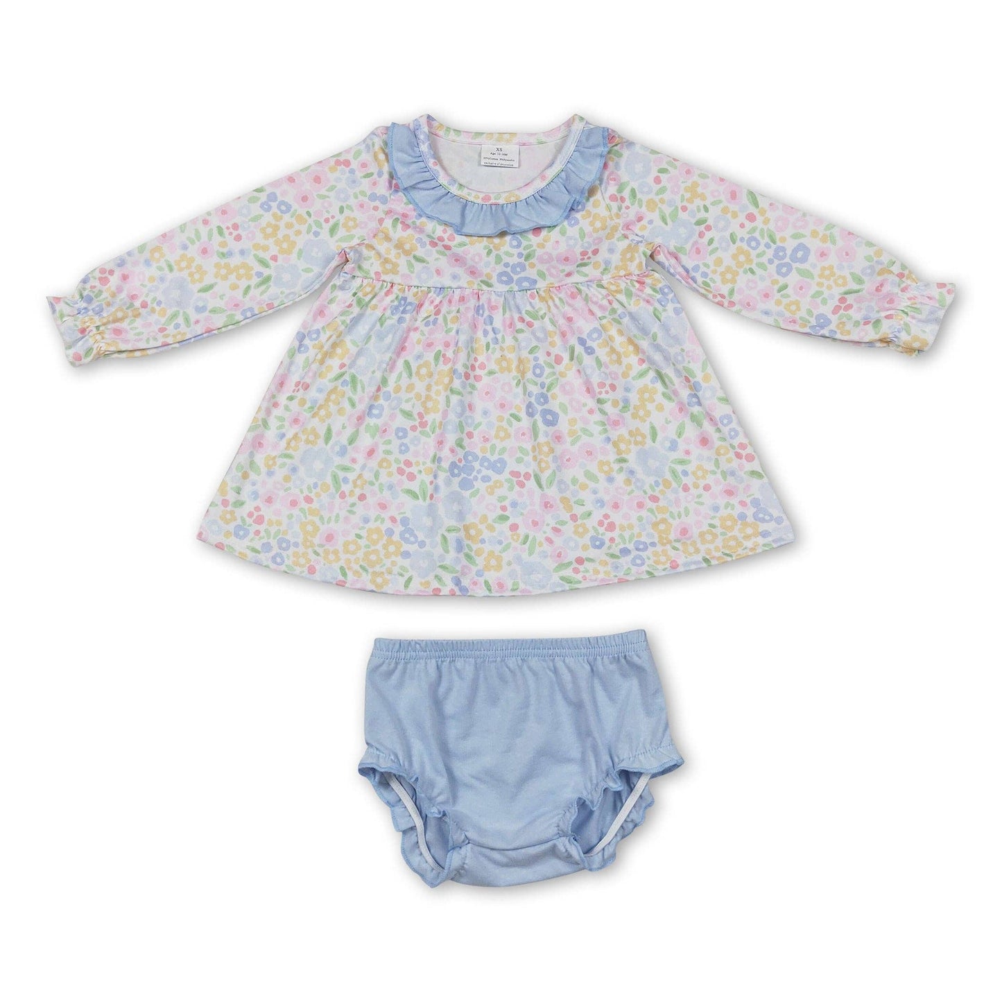 Long Sleeves Floral Spring Set