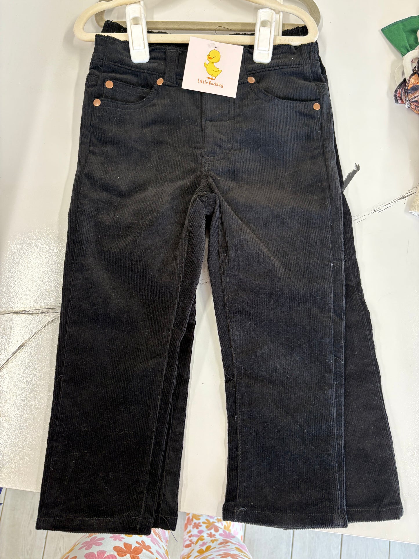 Corduroy Black Pants