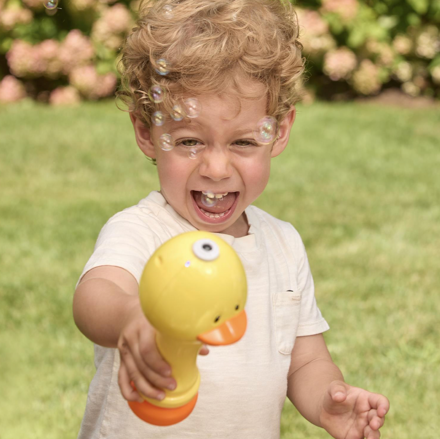 LED Bubble Wand Blower