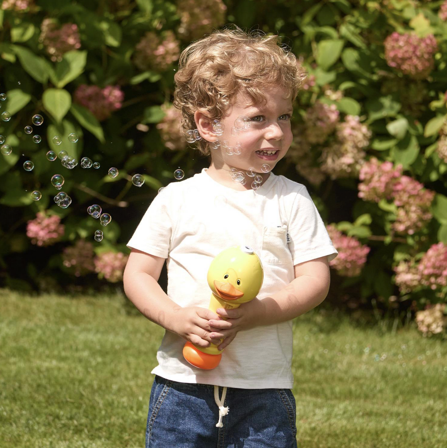 LED Bubble Wand Blower