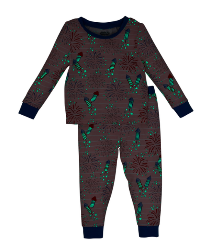 Glow in the Dark Firework PJs