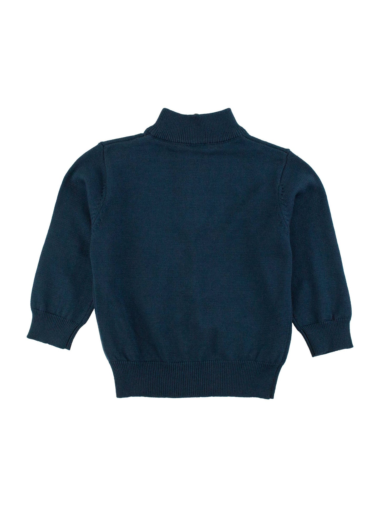 Boys Navy Quarter-Zip