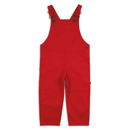 Red Twill Overalls