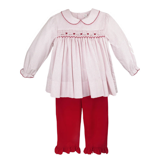 Corded Smocking Pant Set