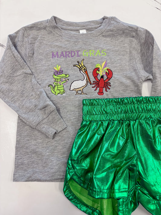 Mardi Gras Everything Tee *made upon order*