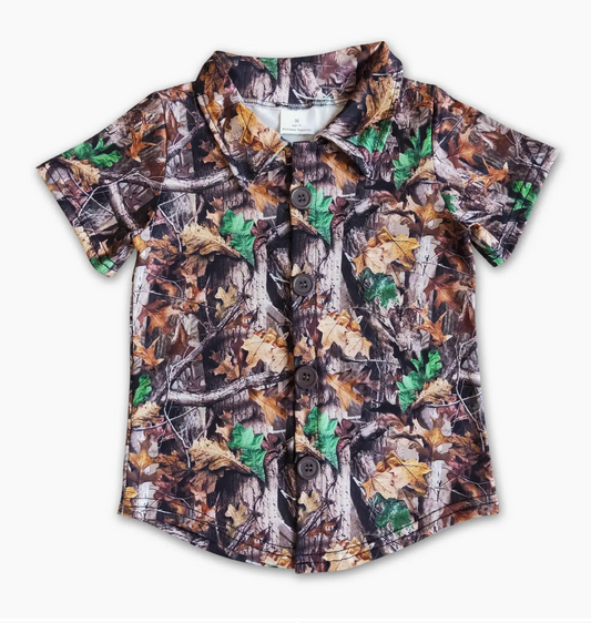 Camouflage Boys Shirt