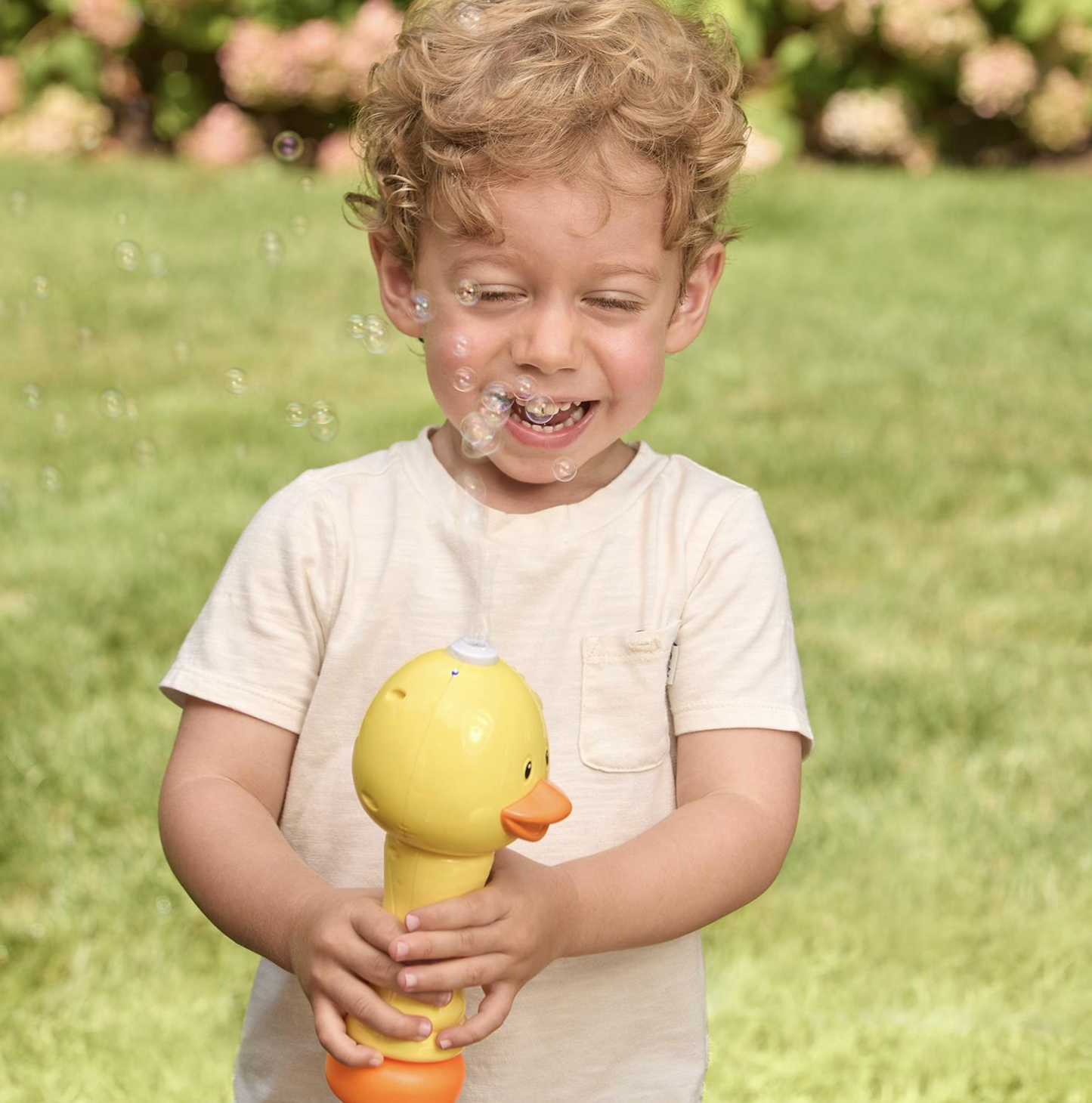 LED Bubble Wand Blower