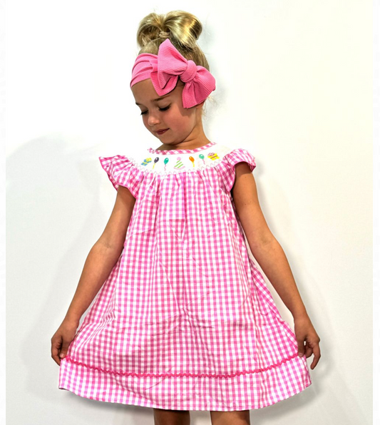 Smocked Party Dress
