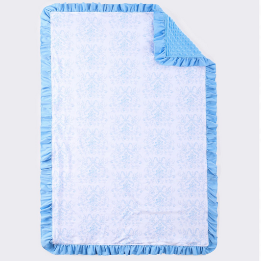 Wedgewood Damask Blanket
