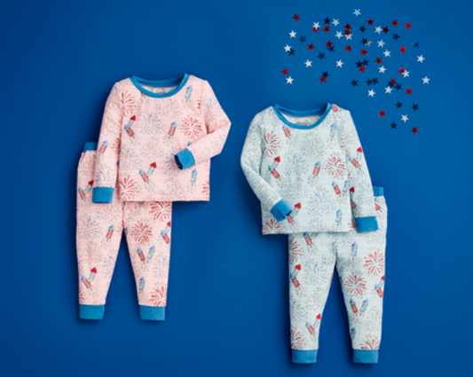 Glow in the Dark Firework PJs